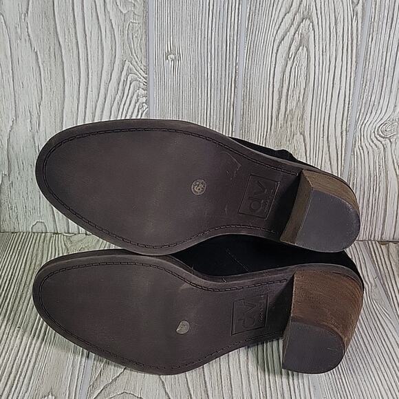 DV Dolce Vita Jax Black Leather Ankle Boots Womens Size 6.5 - Picture 7 of 12